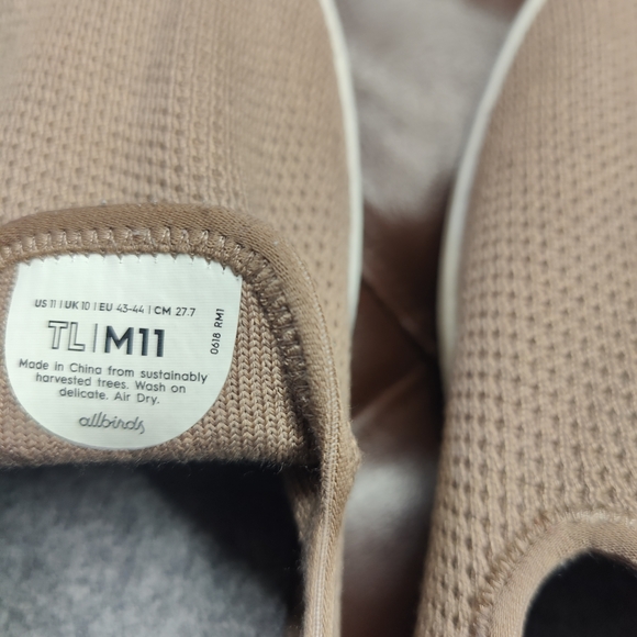 Allbirds Mens Tree Loungers Slip On Lightweight Casual Shoes Size 11 Arid Umber - Picture 7 of 7